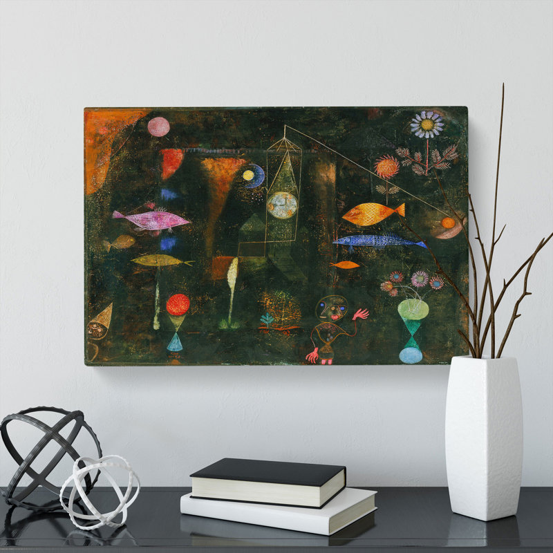 Fish Magic by Paul Klee - Wrapped Canvas, 35cm H x 50cm W x 3cm D