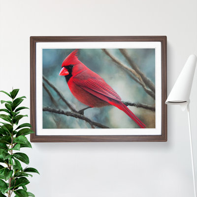 Cardinal Bird Vol.5 1 Piece Single Picture Frame Wall Art