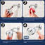 Pomme de douche 3 fonctions à tête de douche chromée 3 fonctions 2,75 po