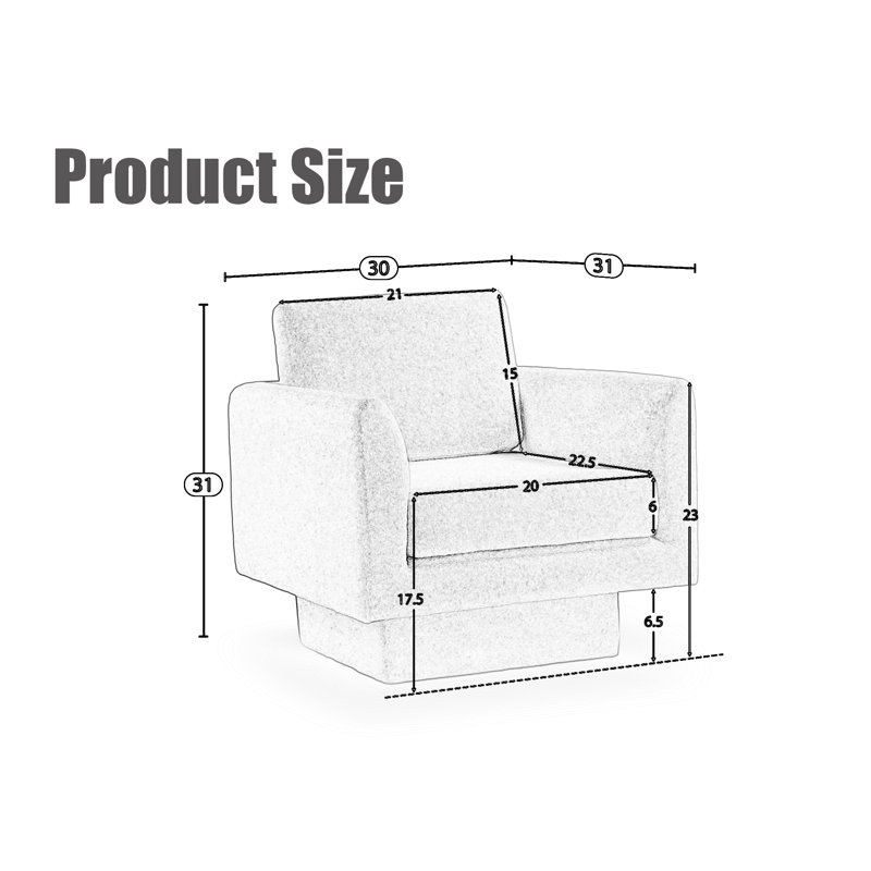 Ensemble de 2 chaises pivotantes 360 °, Ours en peluche noir