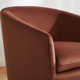 Elexi Upholstered Swivel Barrel Chair