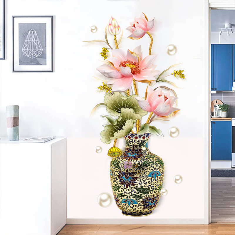 Autocollant mural Vase