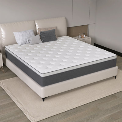 Ovando 12"/14" Medium Pocket Sping Hybrid Mattress with Certipur-US Certified Memory Foam