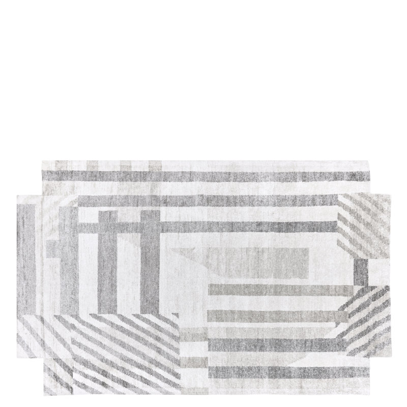 Astratto Zinc Rug, Rectangle 6'7" x 9'10"