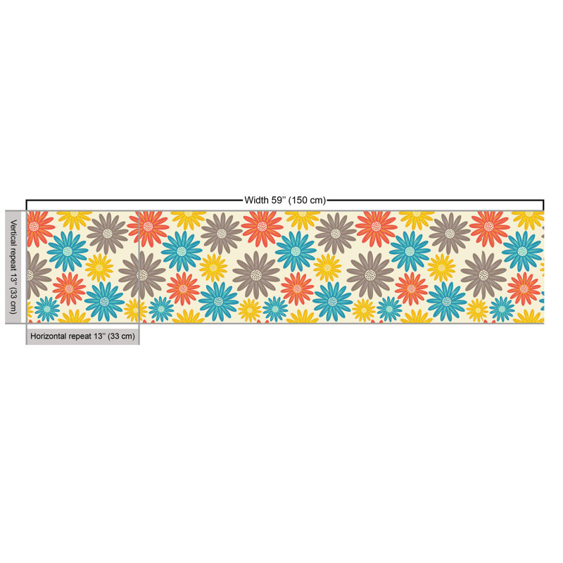 Christabella Daisies Spring Blooms Multi-purpose Fabric