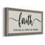 Faith All Things possible - cadre photo, art textuel sur toile-1418700922
