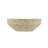 11" Cement Ribbed Decorative Bowl in Beige