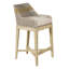 Ensemble de 2 tabourets de bar en bois de manguier fabriqués à la main Avira 