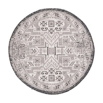 Tapis intérieur / extérieur bleu Alucard Southwestern