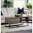 Rustic Oak & Black Finish Coffee Table