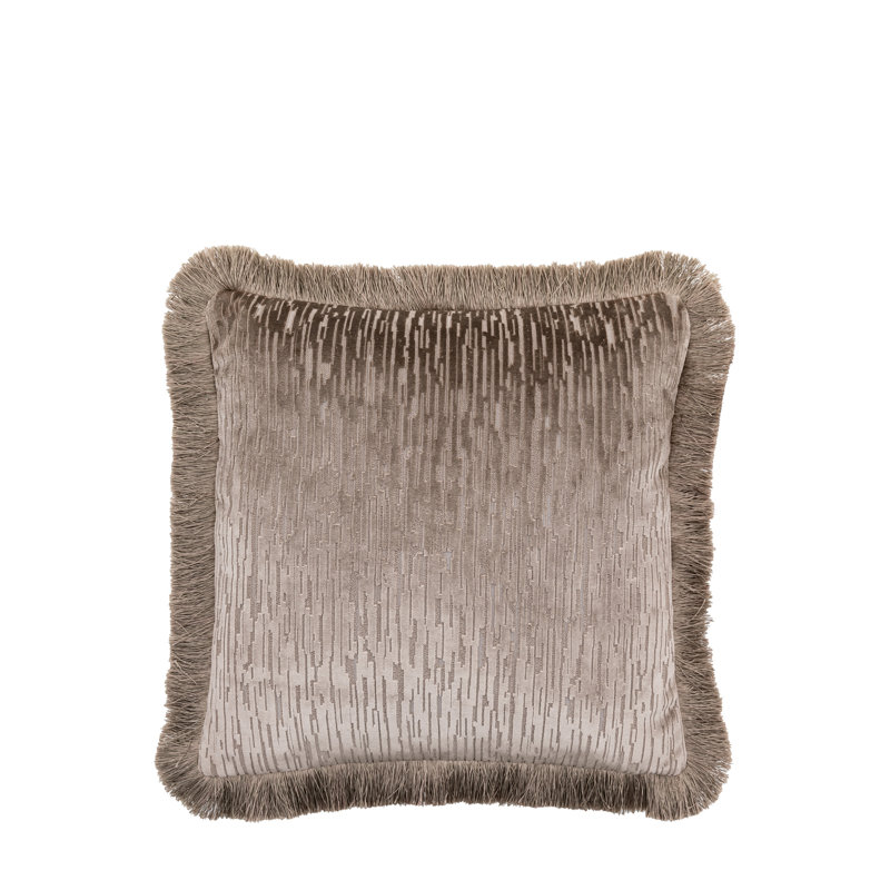 Velvet Cushion, Silver