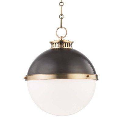 Luminaire suspendu sphère 1 lumière Manila