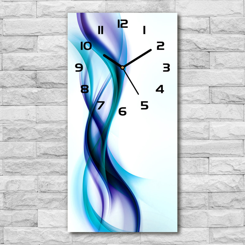 Jamaiah Glass Wall Clock