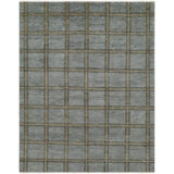 Riviera Hand Knotted Wool Plaid Area Rug