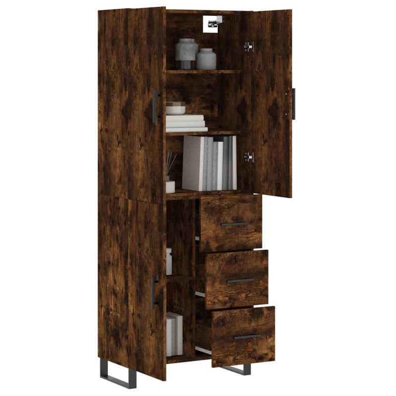 69.5cm Sideboard, Smoked Oak