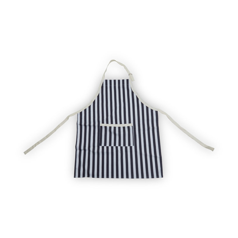 Striped Cotton Bib Apron
