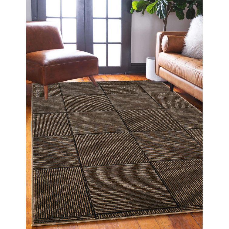 Tapis brun / beige Carlee