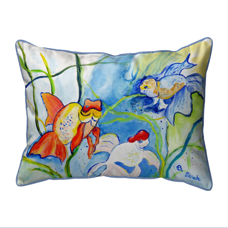 Housse et insert de coussin rectangulaire extérieur Fantails II, 11" x 14"