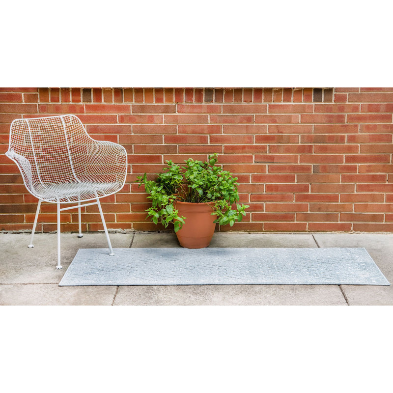 Tapis d'extérieur Claudia couleur calme Dimond, Tapis de couloir 2 pi x 8 pi