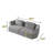 Extra-Large Two-Seater Chenille Fabric Sofa-1399132209
