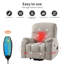 Fauteuil inclinable ergonomique avec masseur de 37,7 po Gerolf-2141097406