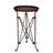 Bronze Accent Table - Unique Round Design For Living Room & Entryway