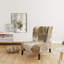 Fauteuil de chambre rembourré Natural I