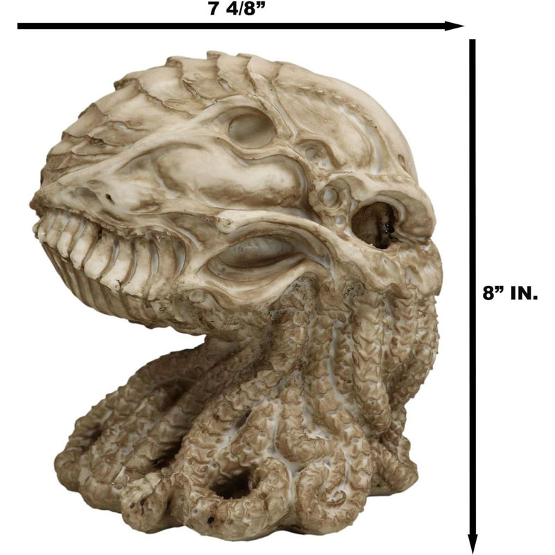 Figurine de bureau Fris Call Of Cthulhu Alien Skull Kraken