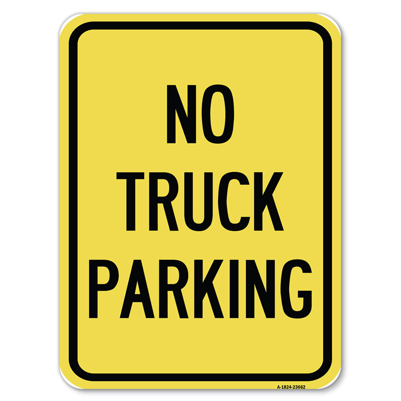 Panneau «No Parking No Park» / 23662, H 24 po x l 18 po x p 1 po