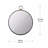 24" X 27"  Wall Mirror With Black Frame, Contemporary Minimalist Accent Mirror