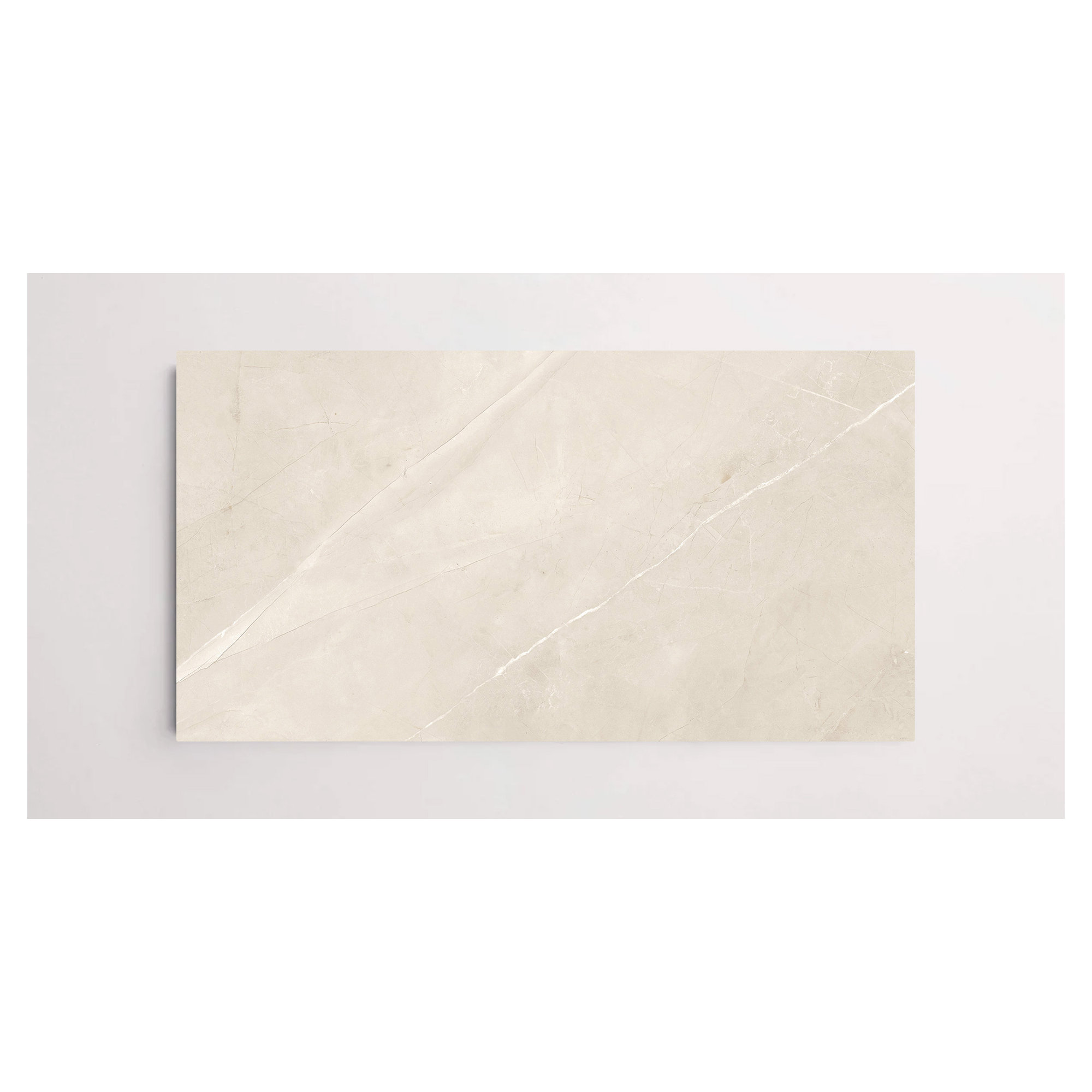 Magi 12" x 24" Polished, Marble Look, Marfil