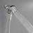 Polished Chrome Single-Handle Handheld Shower Faucet With 9 Spray Settings – 1.8 GPM (Valve Included)