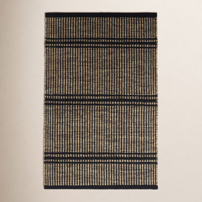 Malta Hand-Woven Striped Wool Rug
