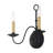 Analycia Steel Candle Wall Light