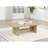 Oak Coastal Rectangular Cocktail Coffee Table