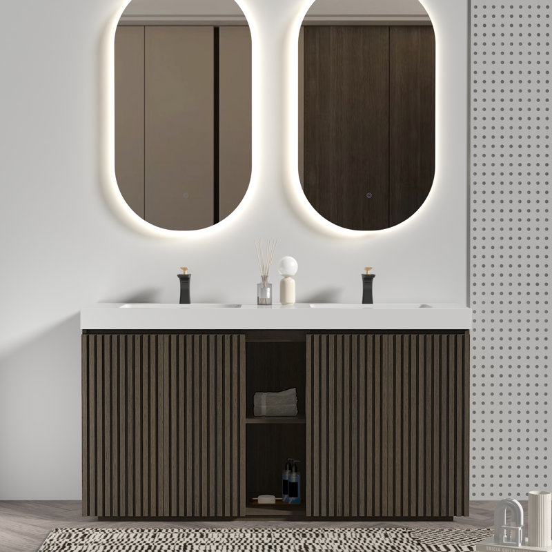 Meuble-lavabo Valehaven, Blanc
