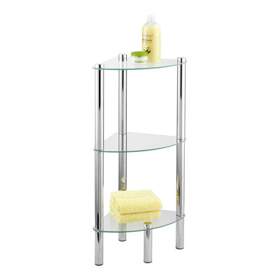 Yago Glass Bathroom Shelves