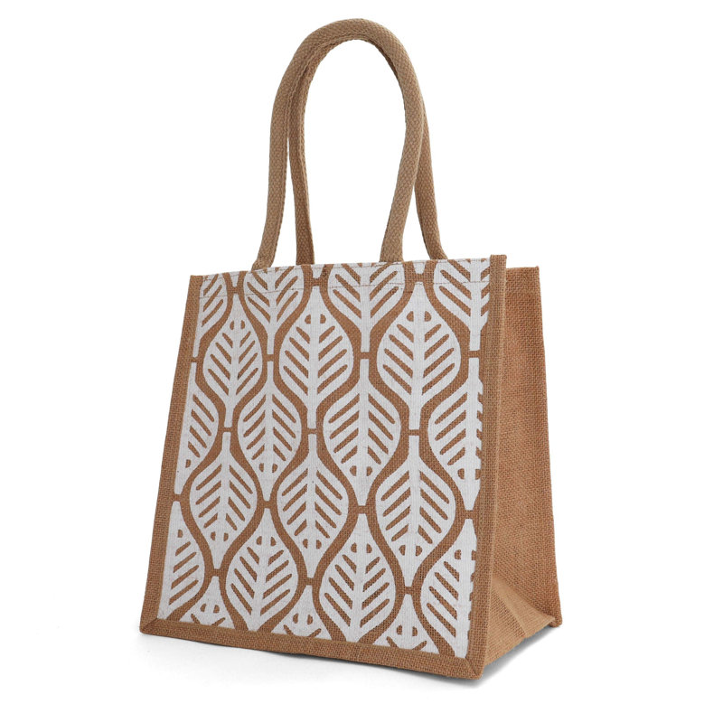 Sacs fourre-tout en jute / toile de jute - paquet de 12 - moyen