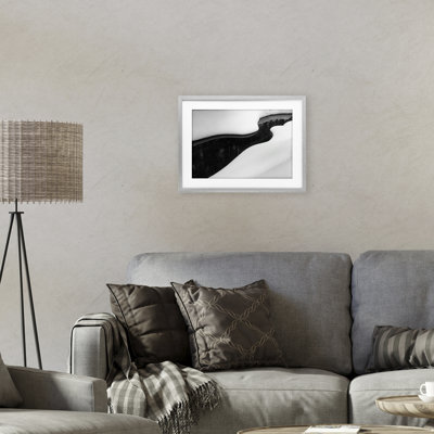 Yin & Yang Stream, reproduction encadrée sous verre, conception de James Rodewald