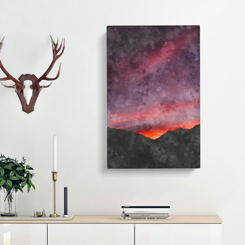Setting Sun - Wrapped Canvas, 60cm H x 40cm W x 3cm D