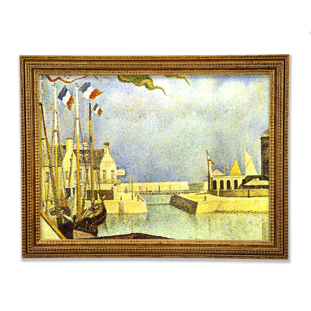 Sonntag in Port-En-Bessin von Seurat - Einzelner Bilderrahmen Kunstdrucke