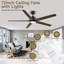 Ventilateur de plafond 5 pales Modern-249077300-249077303-249330914