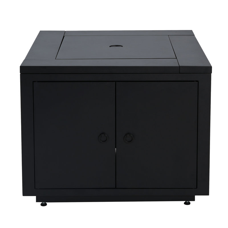 30Inch Square  Steel Fire Pit Table