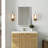 Azamat 30"H Recessed or Surface Mount Frameless LED Medicine Cabinet With  Adjustable Shelves-1977966241-1977966240