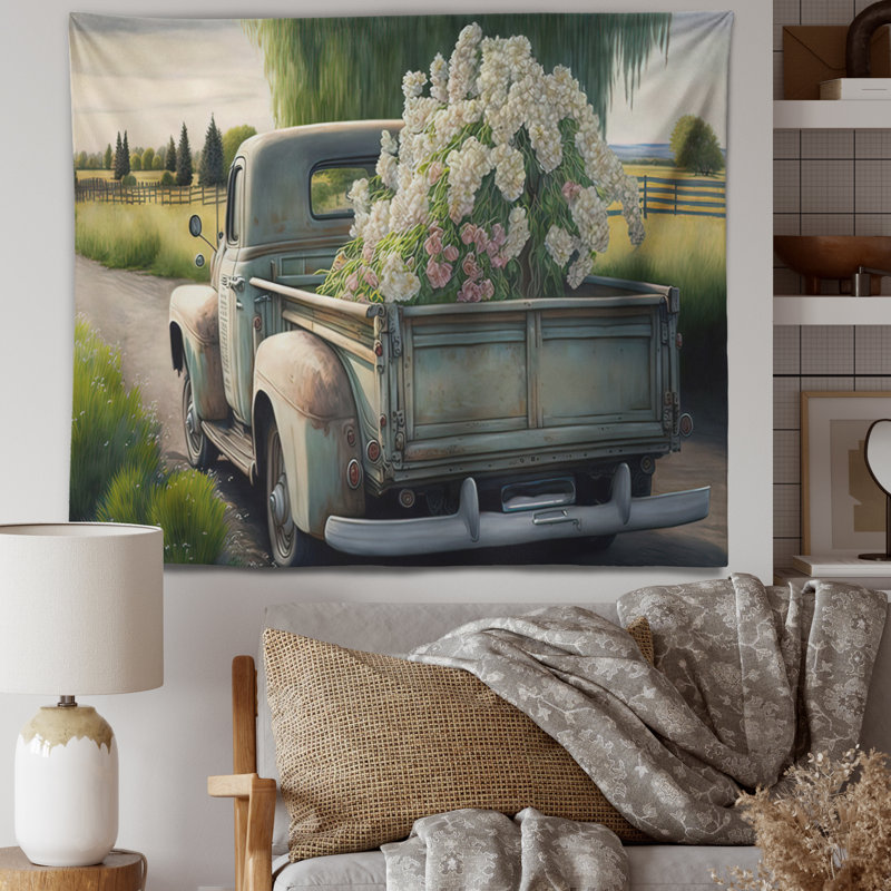 Tapisserie VI en polyester, H 32 po x l 39 po