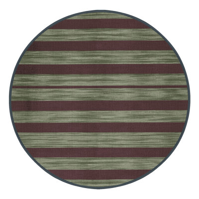 Tapis noir à rayures horizontales lavable à la machine