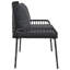 Poly Rattan Outdoor Bench