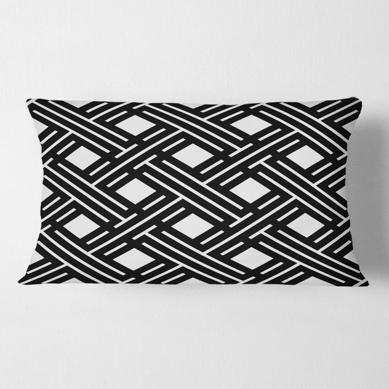 Motif géométrique monochrome II - Mid-Century