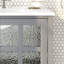 Meuble-lavabo avec tablette réglable et tablette ouverte-1899767297
