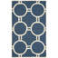 Tapis géométrique en laine touffeté à la main Cambridge-10990534